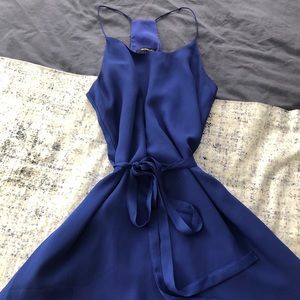 Blue mini dress